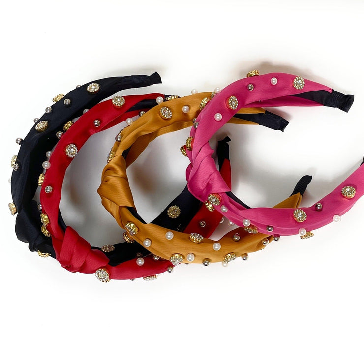 Silk Satin Knot Headband