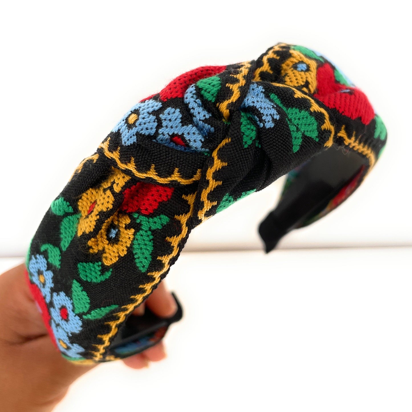 Maya Embroidered Knot Headband