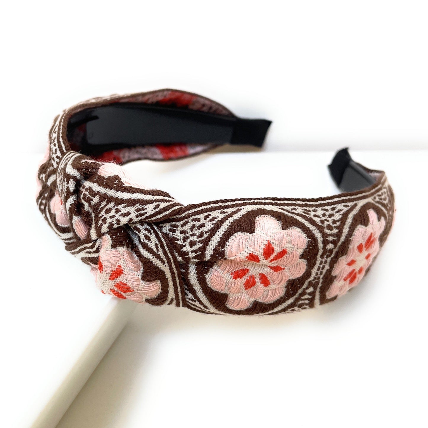 Leticia Embroidered Knot Headband