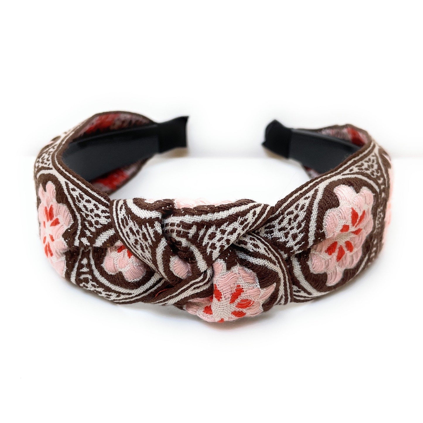 Leticia Embroidered Knot Headband