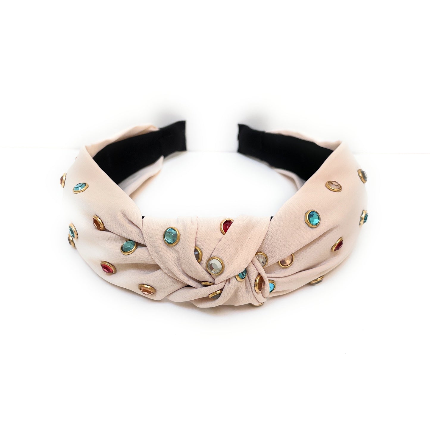 Neutral Jeweled Headband
